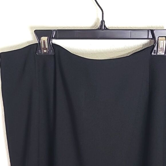 Nygard Collection Black Pencil Skirt, Slit in the Back, Lined, Size 16, NWT - Picture 4 of 12